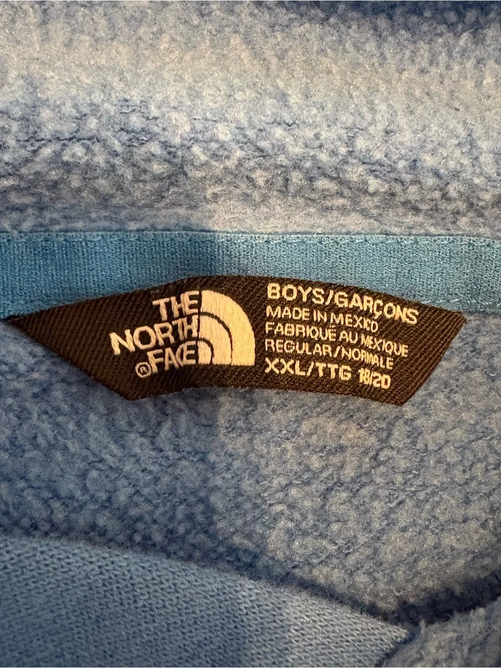 The North Face Blue Kids Hooded Sweatshirt Size XXL
